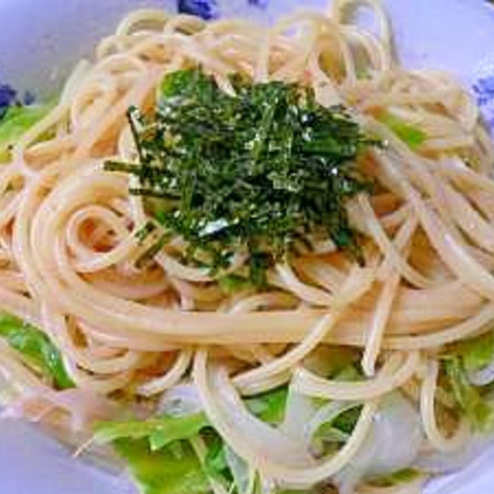 野菜たっぷり！簡単☆たらこスパゲティ